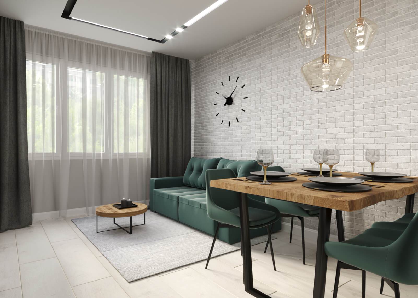 Кухня для молодой семьи ЖК Авиатор г.Саратов