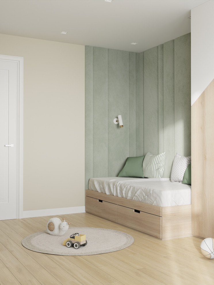 Современный таунхаус в теплой бежевой гамме