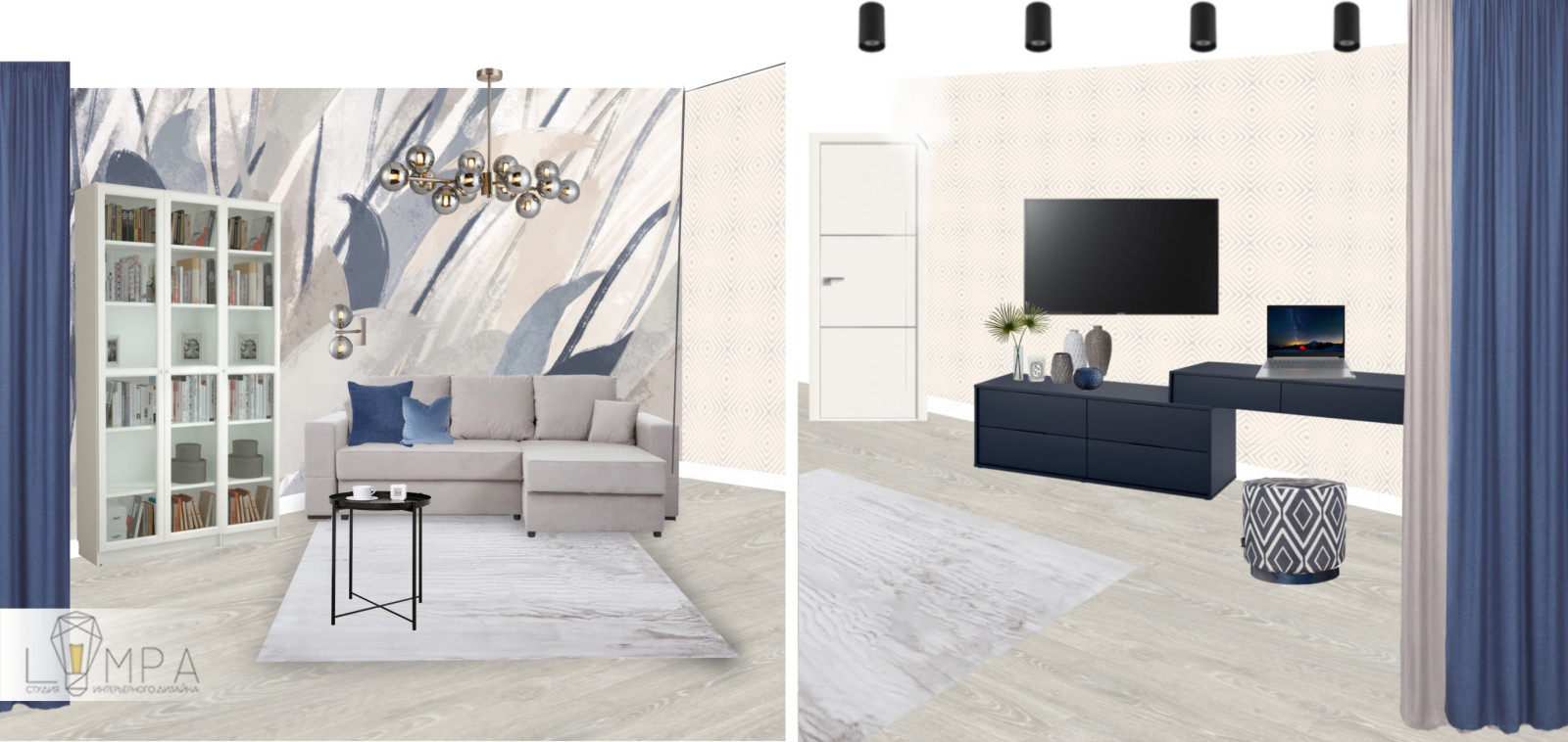 Концепт трехкомнатной квартиры в ЖК Дом на Блюхера