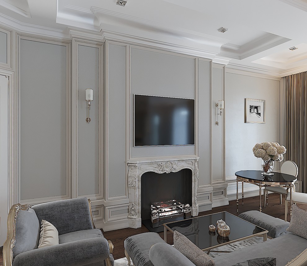 Интерьер спальни в частном доме