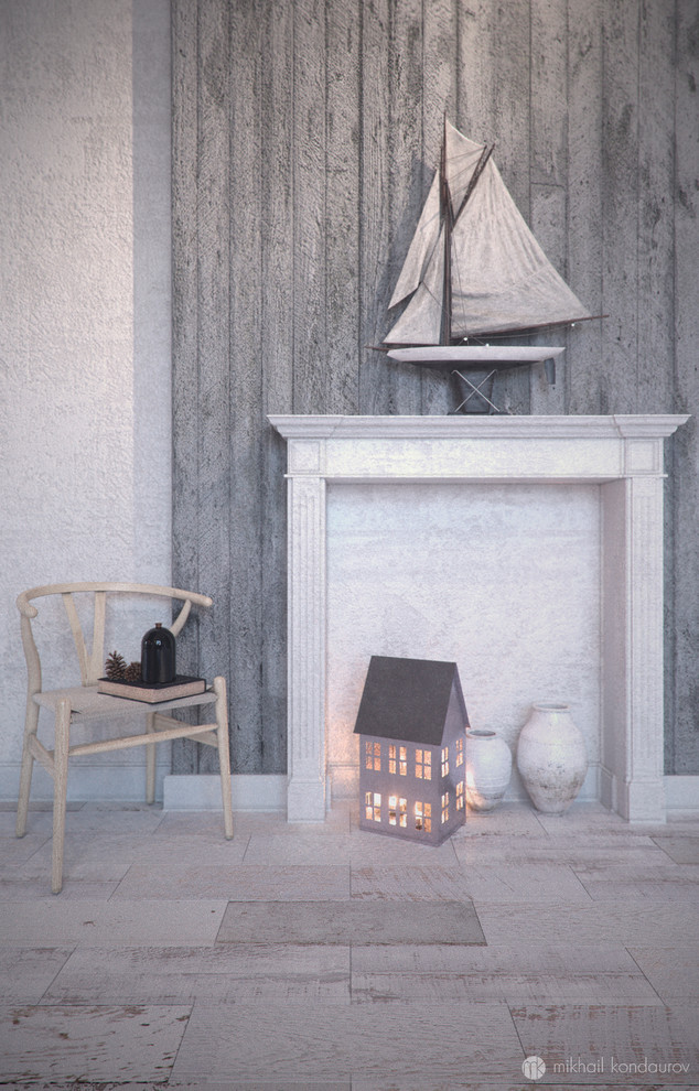 гостиная в скандинавском стиле