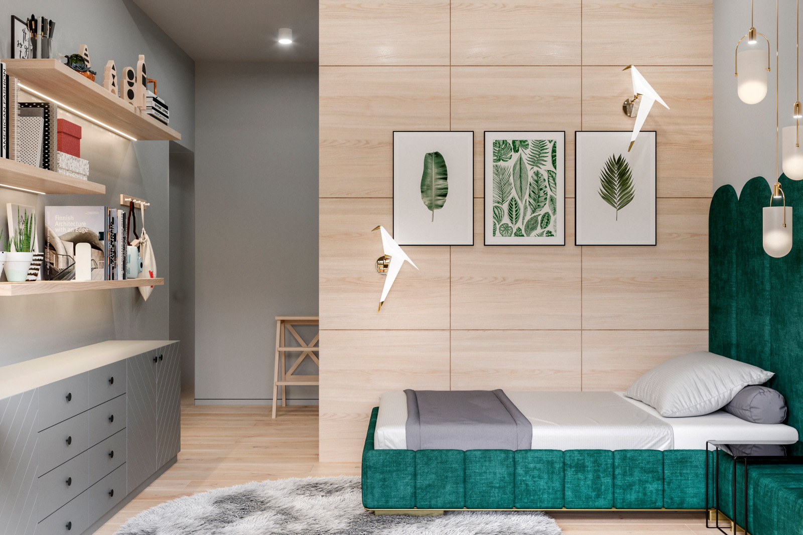 Стильный дизайн квартиры ЖК Редсайд