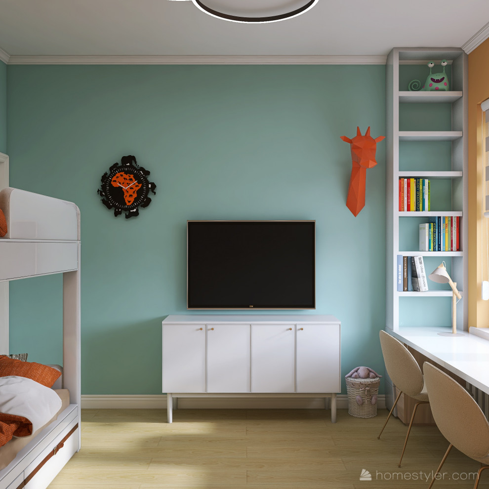 Проект двухкомнатной квартиры для семьи с детьми