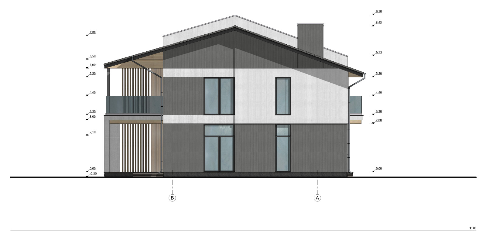 Блокированный жилой дом. Ставропольский район Самарской области