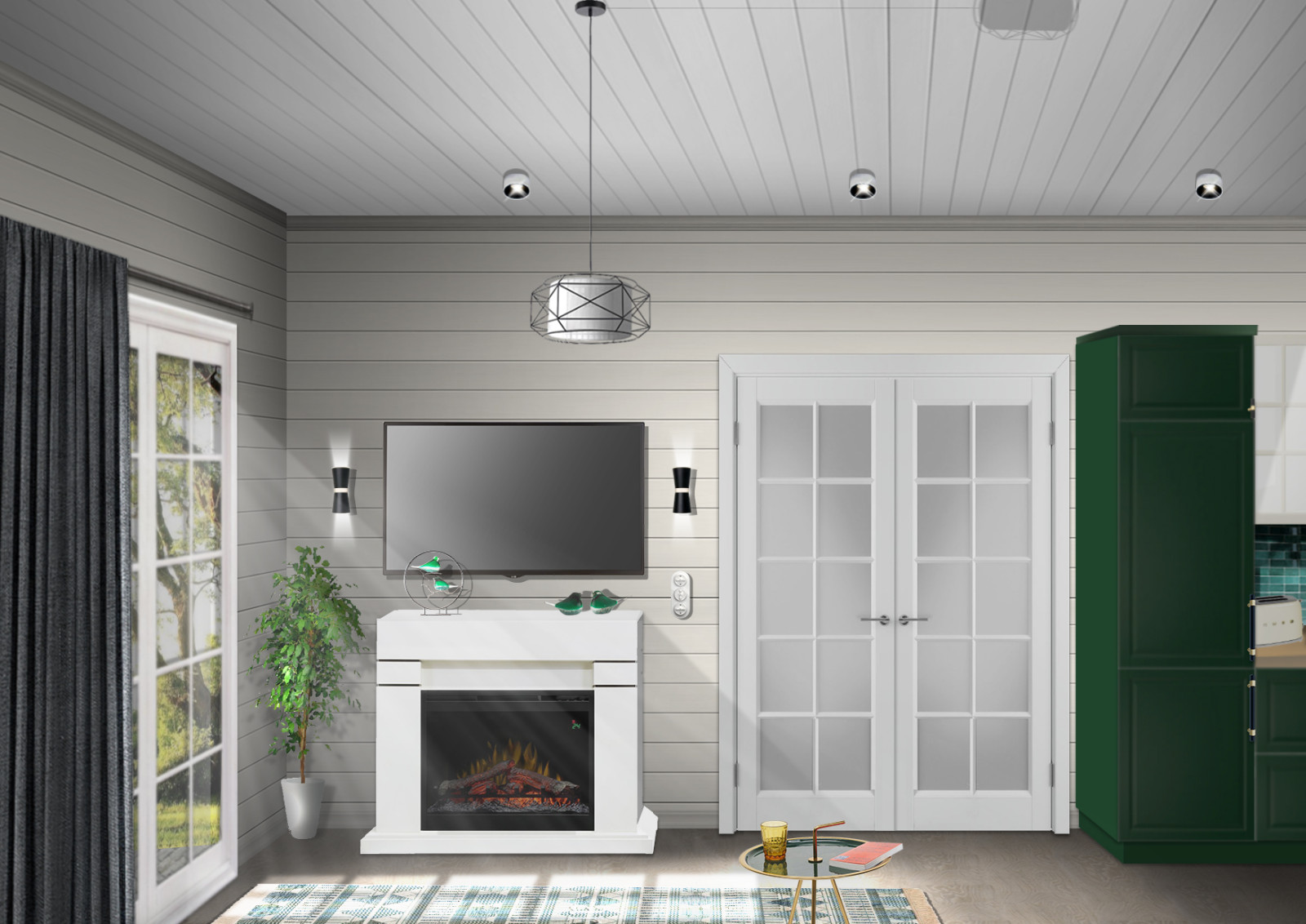 Дизайн интерьера загородного дома