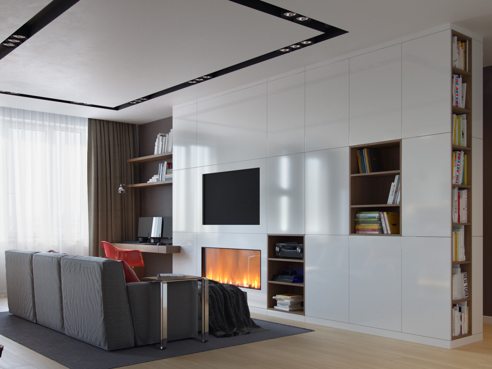 Обложка проекта: ЖК  "FJORD" 4-x комнатная квартира.