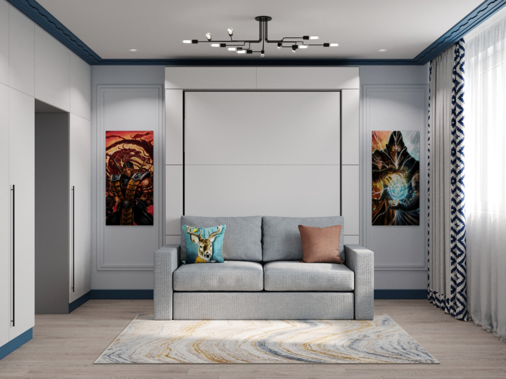 Обложка проекта: Спальня мальчика по ул.Никулинская г.Москва