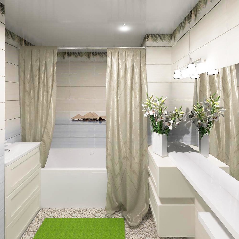 Обложка проекта: Проект 2-х комнатной квартиры (61 кв.м.) в современном стиле, ЖК Татищев