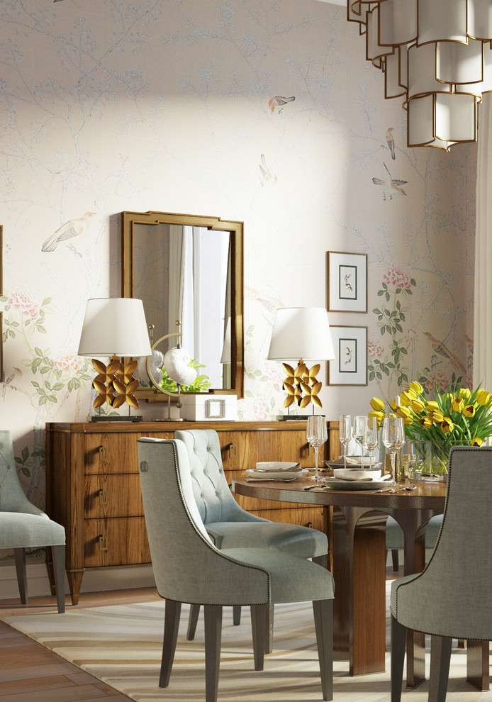 Transitional style dining room