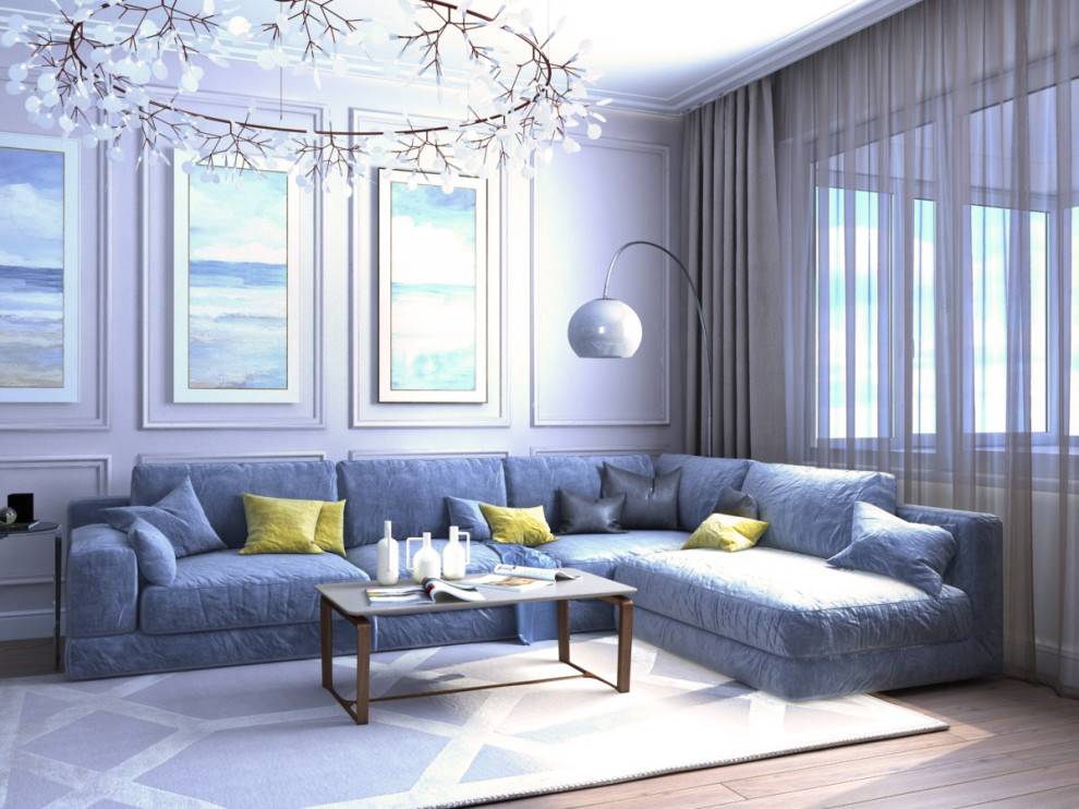 Обложка проекта: Квартира в стиле неоклассика