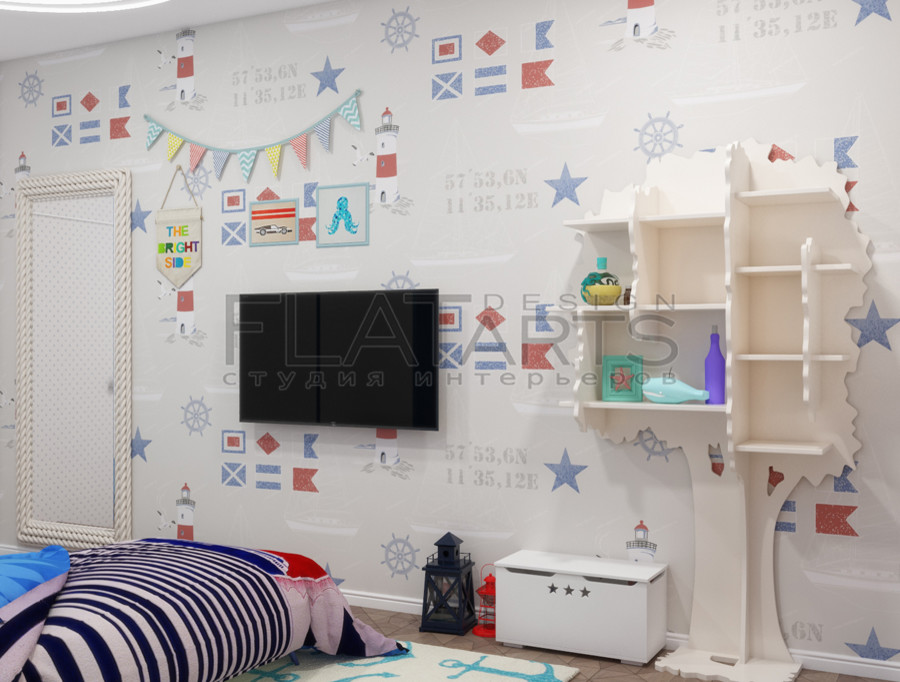 Арт-деко. Дизайн 4-ной квартиры 188кв.м