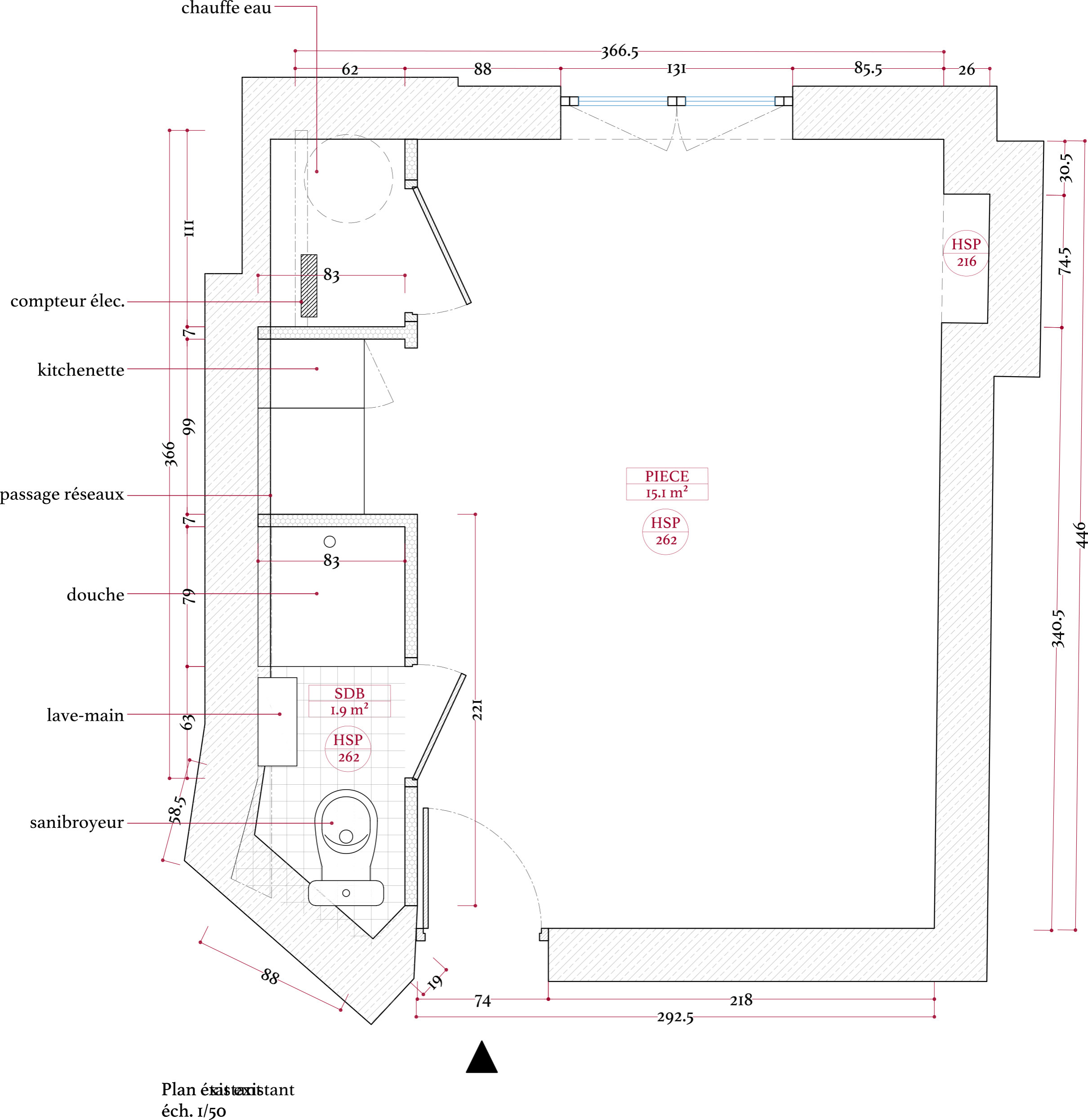 До и после: 16 кв.м — парижская студия с эффектной кухней