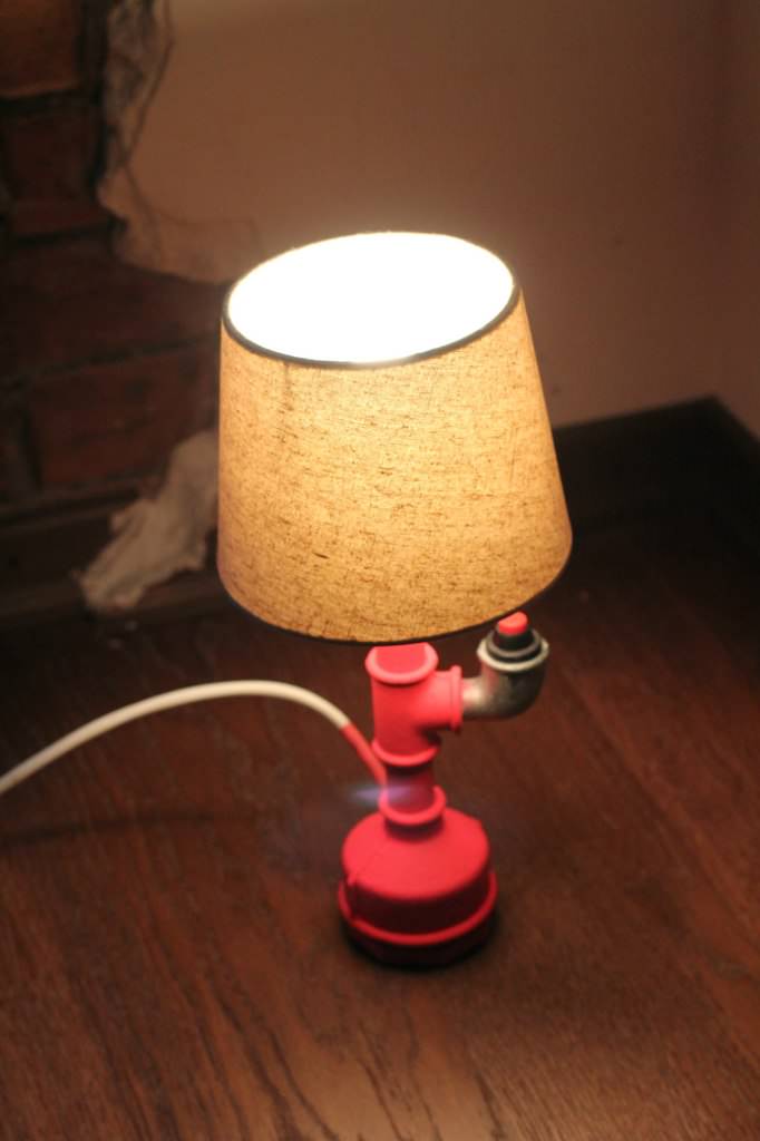 Светильники из водопроводной трубы