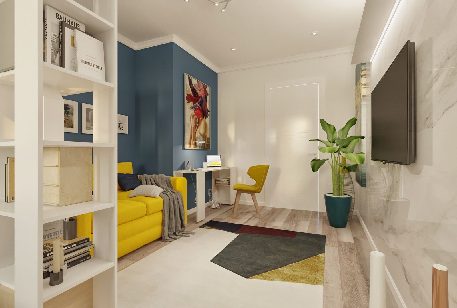 Обложка проекта: Дизайн интерьера 48 кв/м