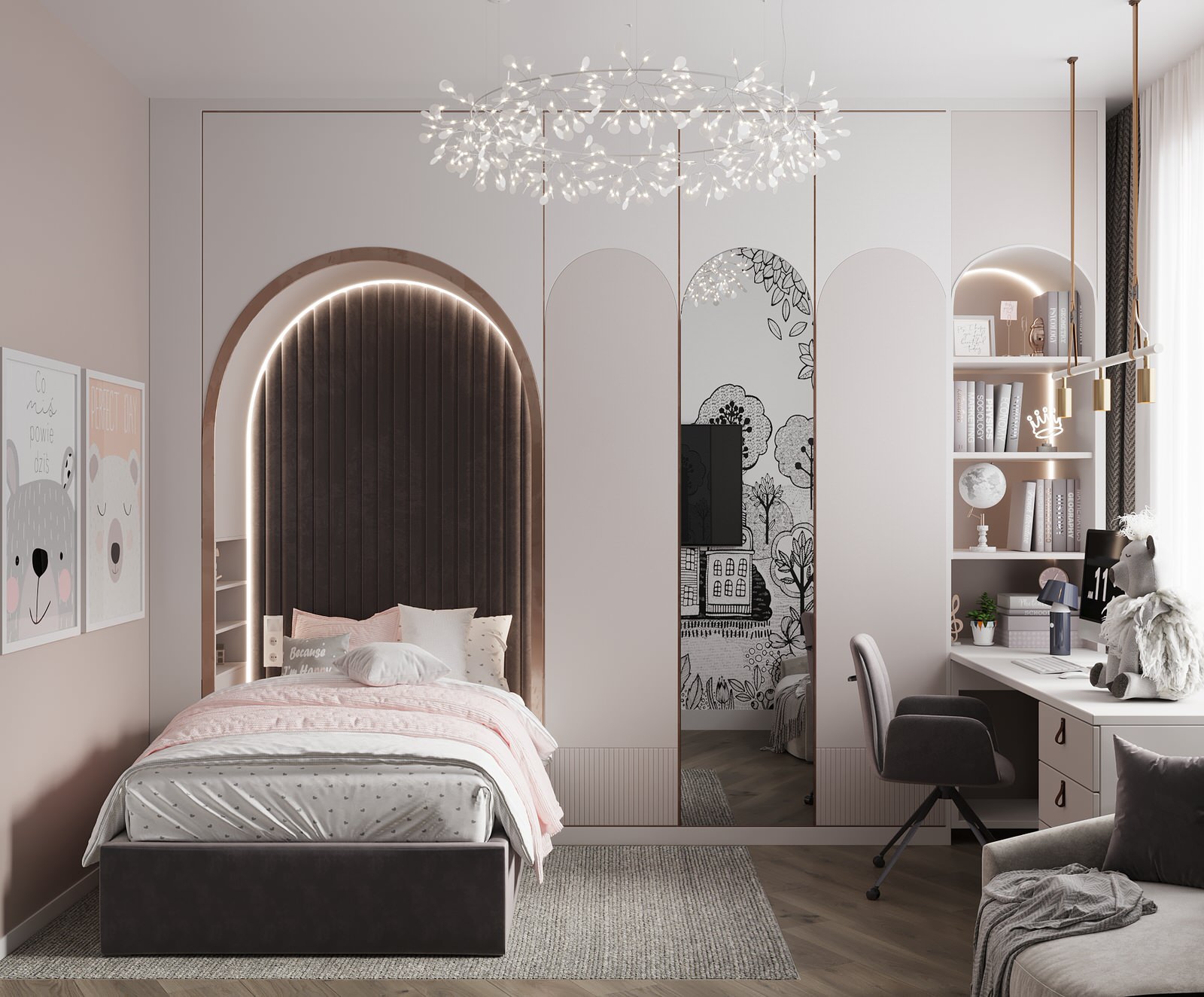 Дизайн-проект квартиры в ЖК Питер