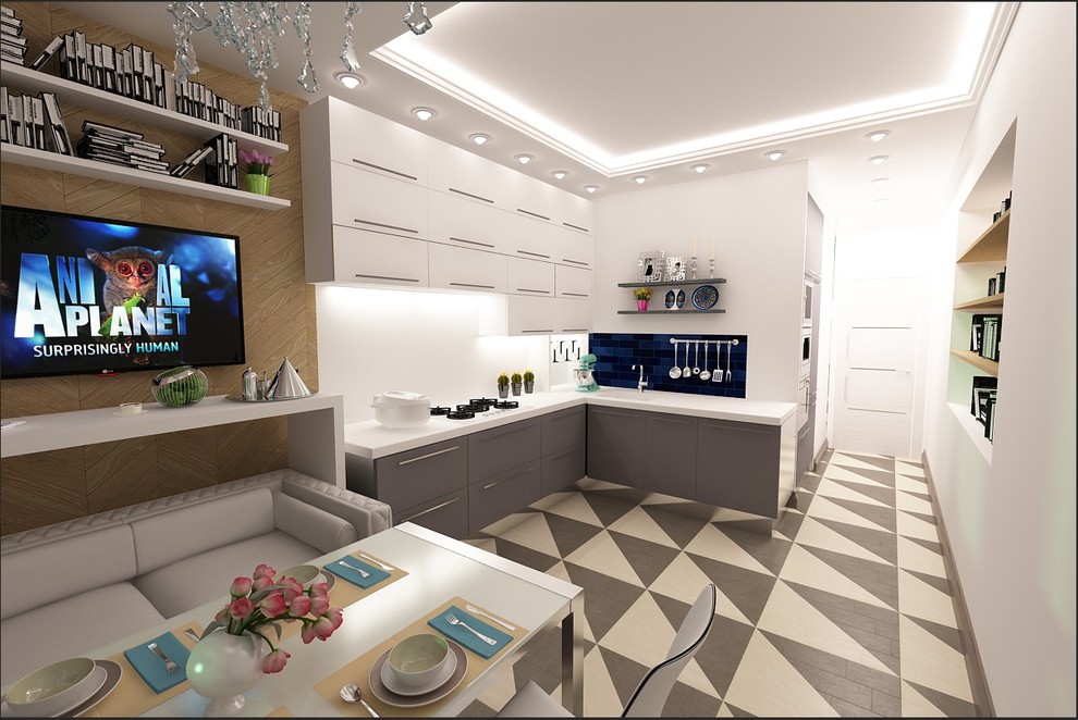 Кухня и холл