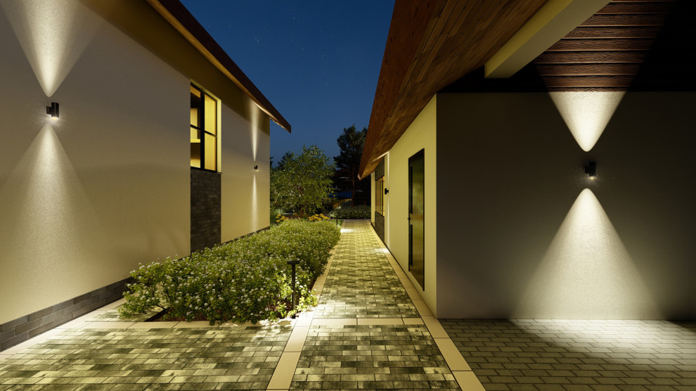 Обложка проекта: Сад "Geometrium" в КП "Европа"