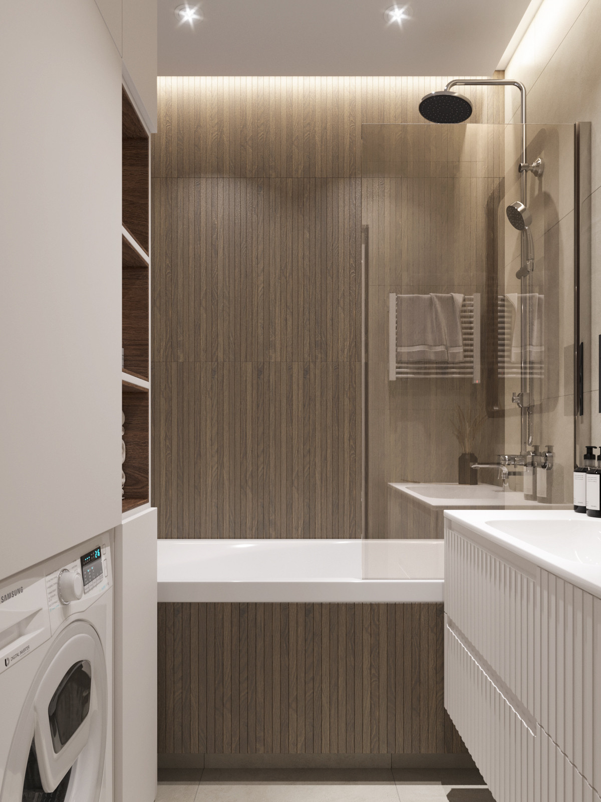 Квартира в Санкт-Петербурге в светлом стиле. 53 кв.м.