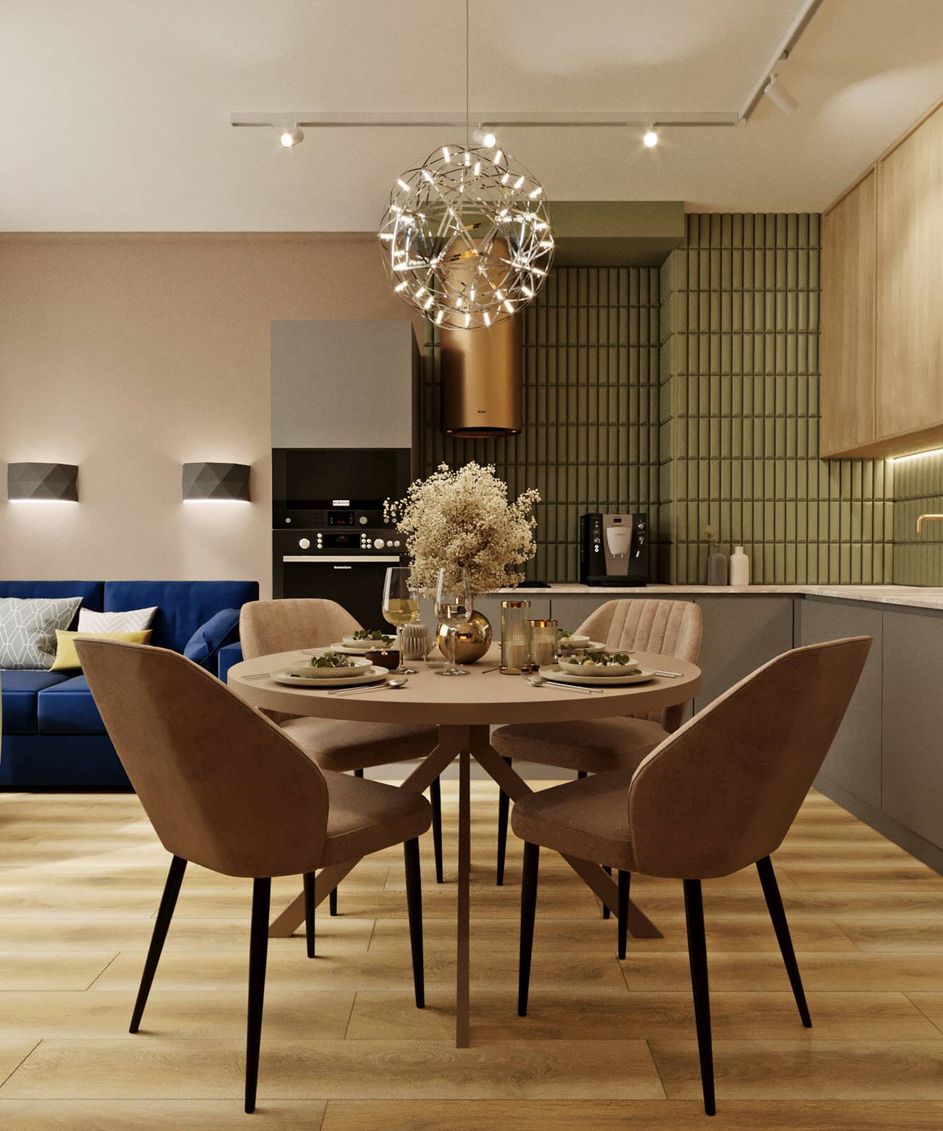 Квартира для молодой семьи с двумя детьми