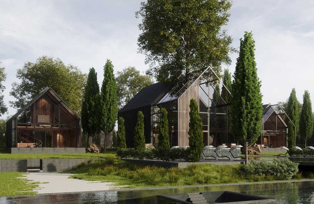 Обложка проекта: Загородный клуб, Barn House