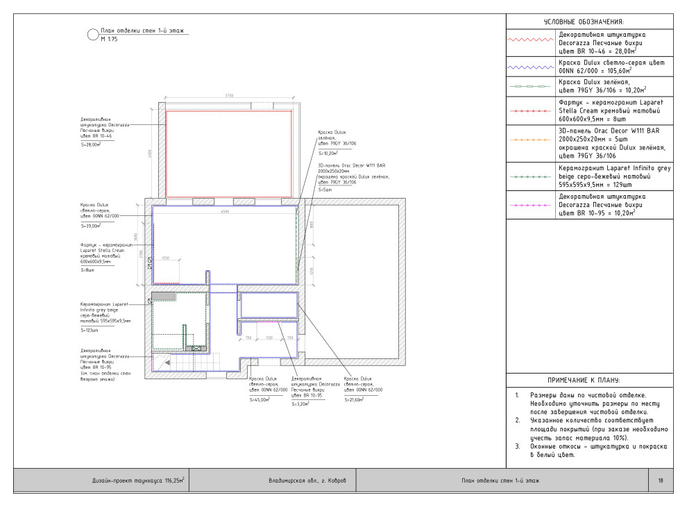 Рабочая документация Ковров