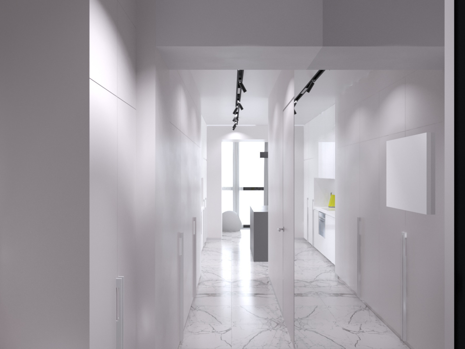 Обложка проекта: 2-комнатная квартира 85 м.кв.для семейной пары