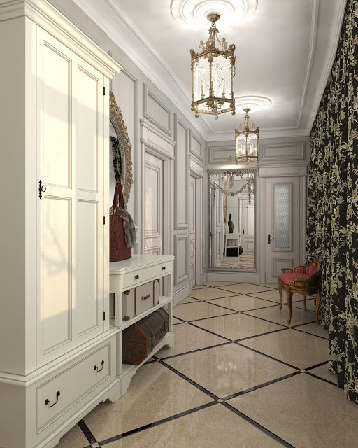Interior design of Lux apartments of the Bariatinsky Palace
