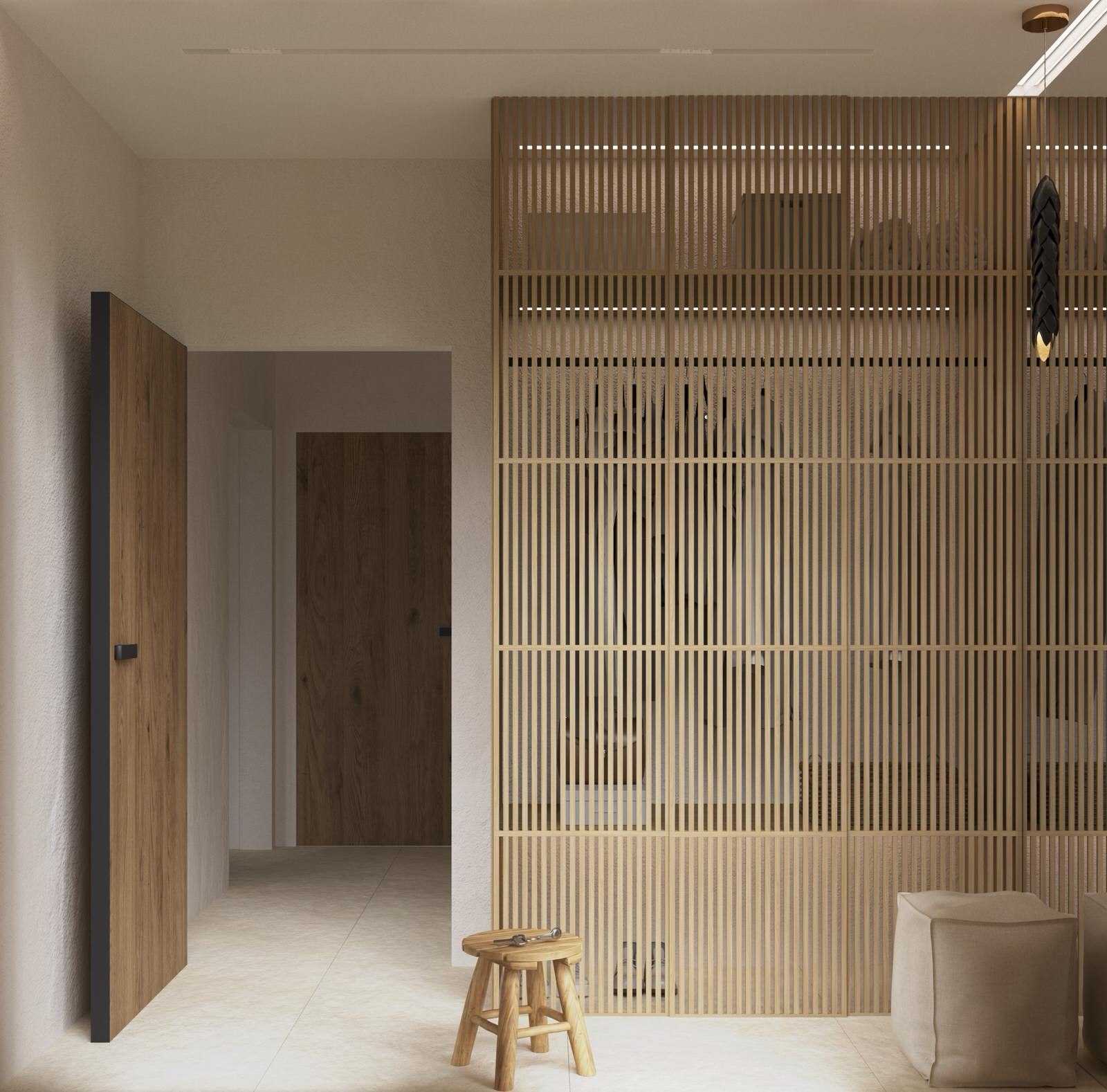 Проект загородного дома в Ленинградской области, стиль джапанди