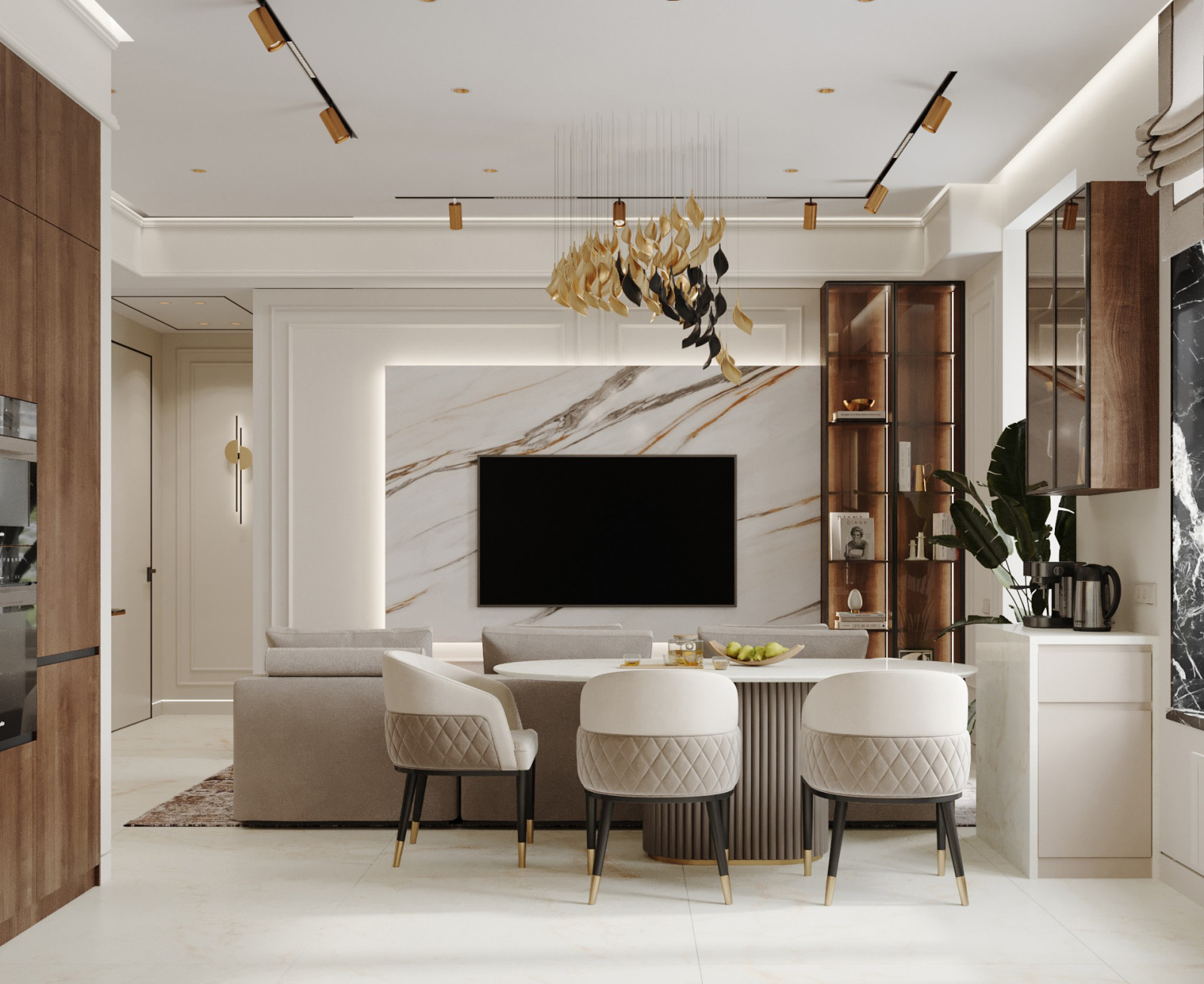 Современная семейная квартира 92 м² в ЖК бизнес-класса - Вест Гарден