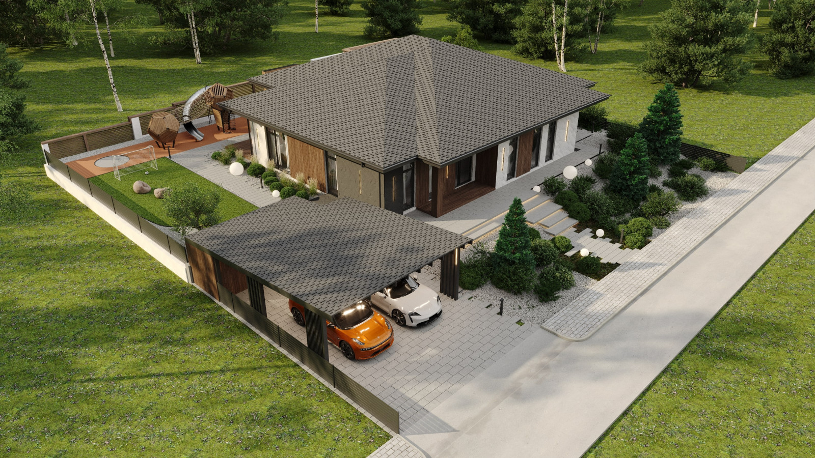 Демо-сад Лесные улочки