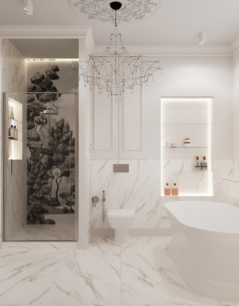 Дизайн интерьера дома в стиле Нео-классика с элементами дизайнерских решений