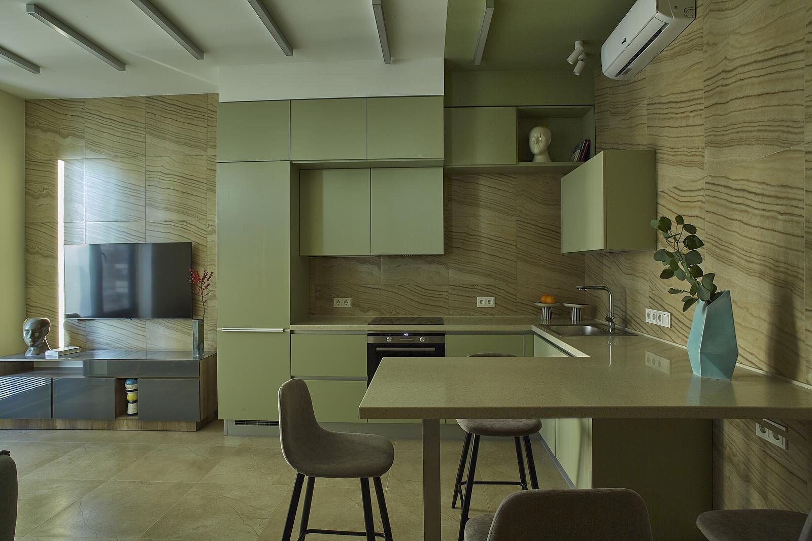 Кухонный гарнитур SOLO + ручка GOLA