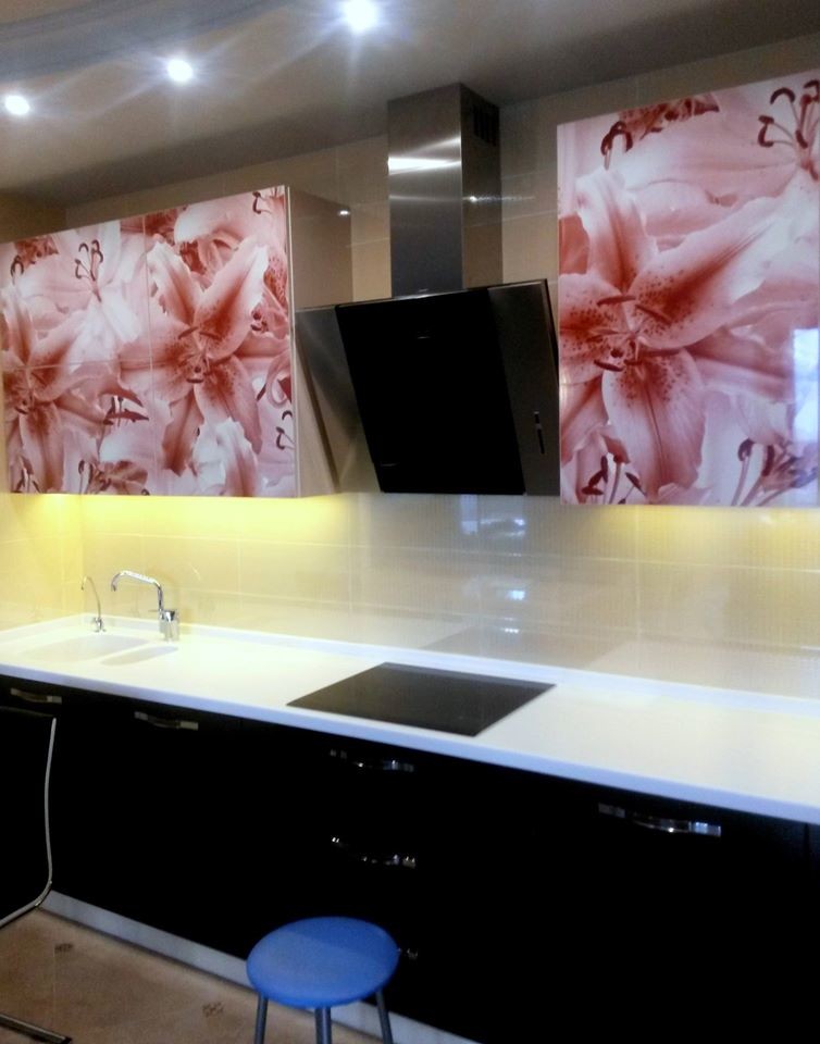 Кухня Глянцевые дизайн панели