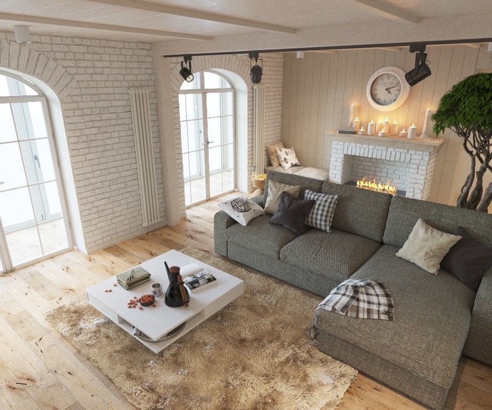 Интерьер квартиры в скандинавском стиле. Екатеринбург.