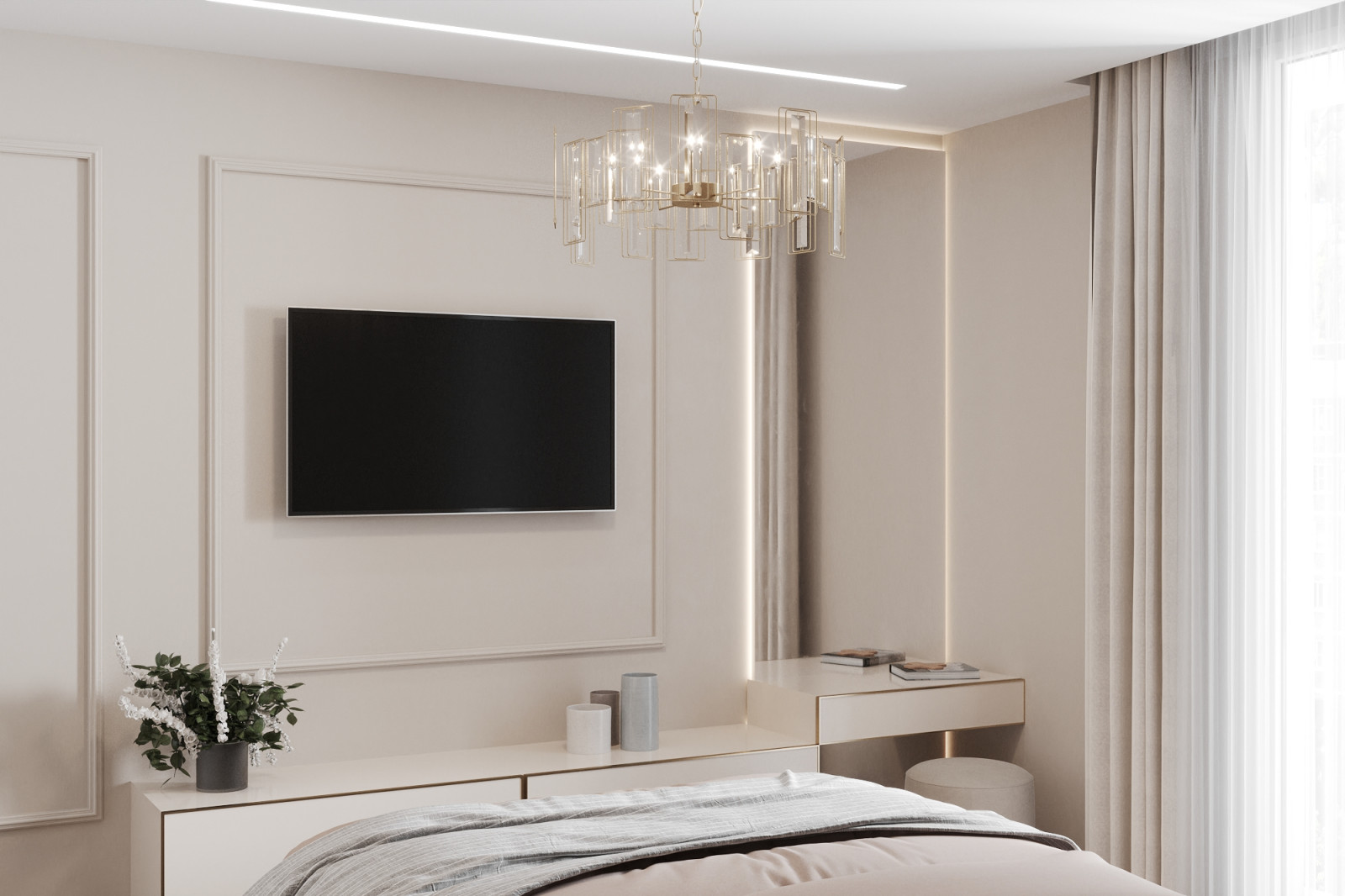 Обложка проекта: Проект 2х комнатной квартиры для молодой пары с детской для мальчика на вырост