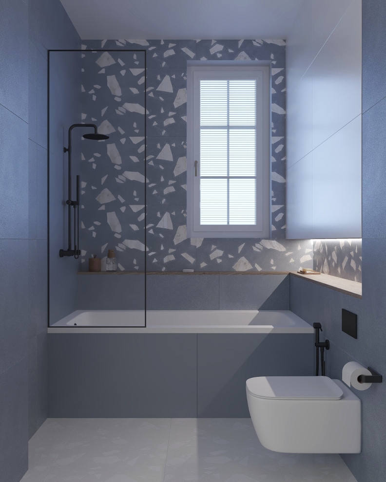 Проект санузла в трехэтажном доме на улице Красная в городе Калининград