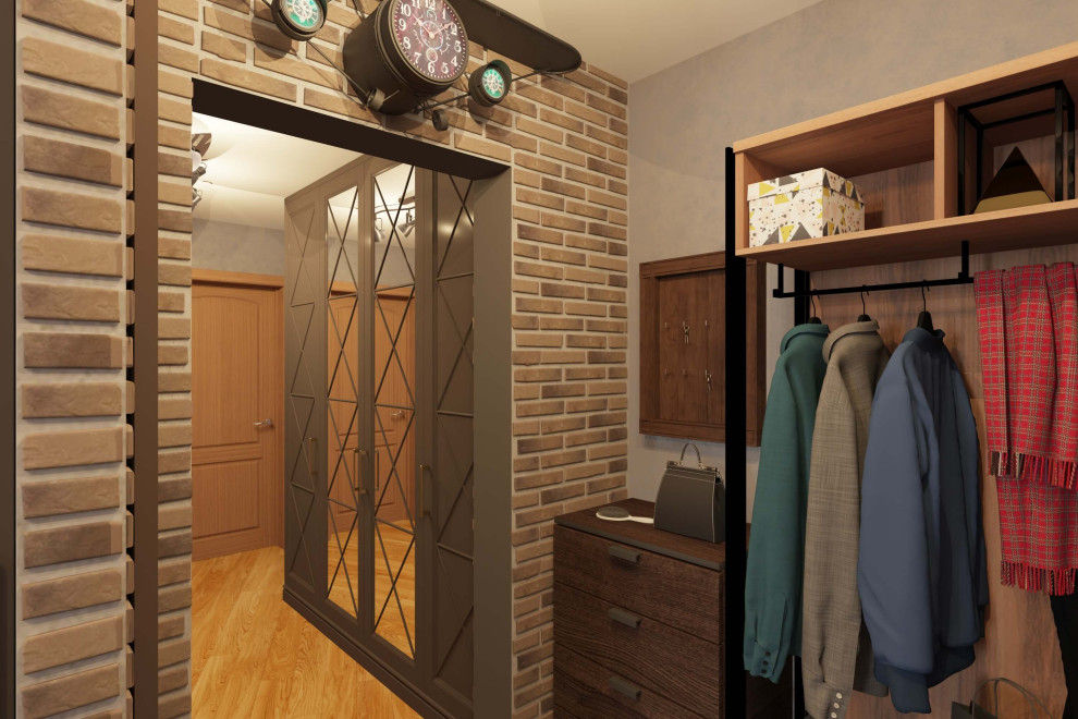 Трехкомнатная квартира 75м2 в стиле лофт, в доме серии П-3