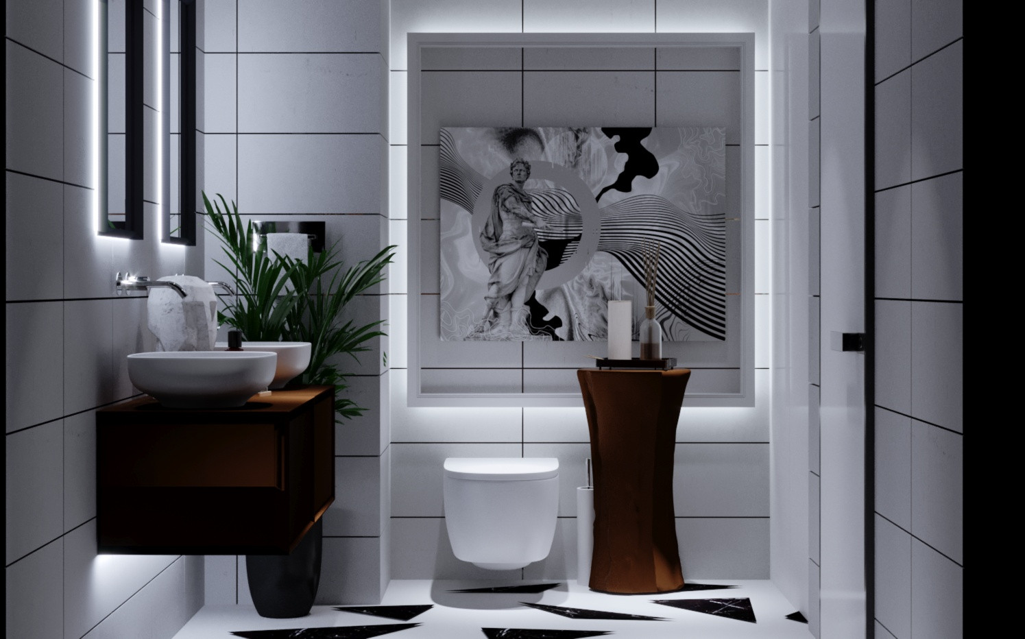 Обложка проекта: Имиджевая квартира для молодой пары в стиле лофт