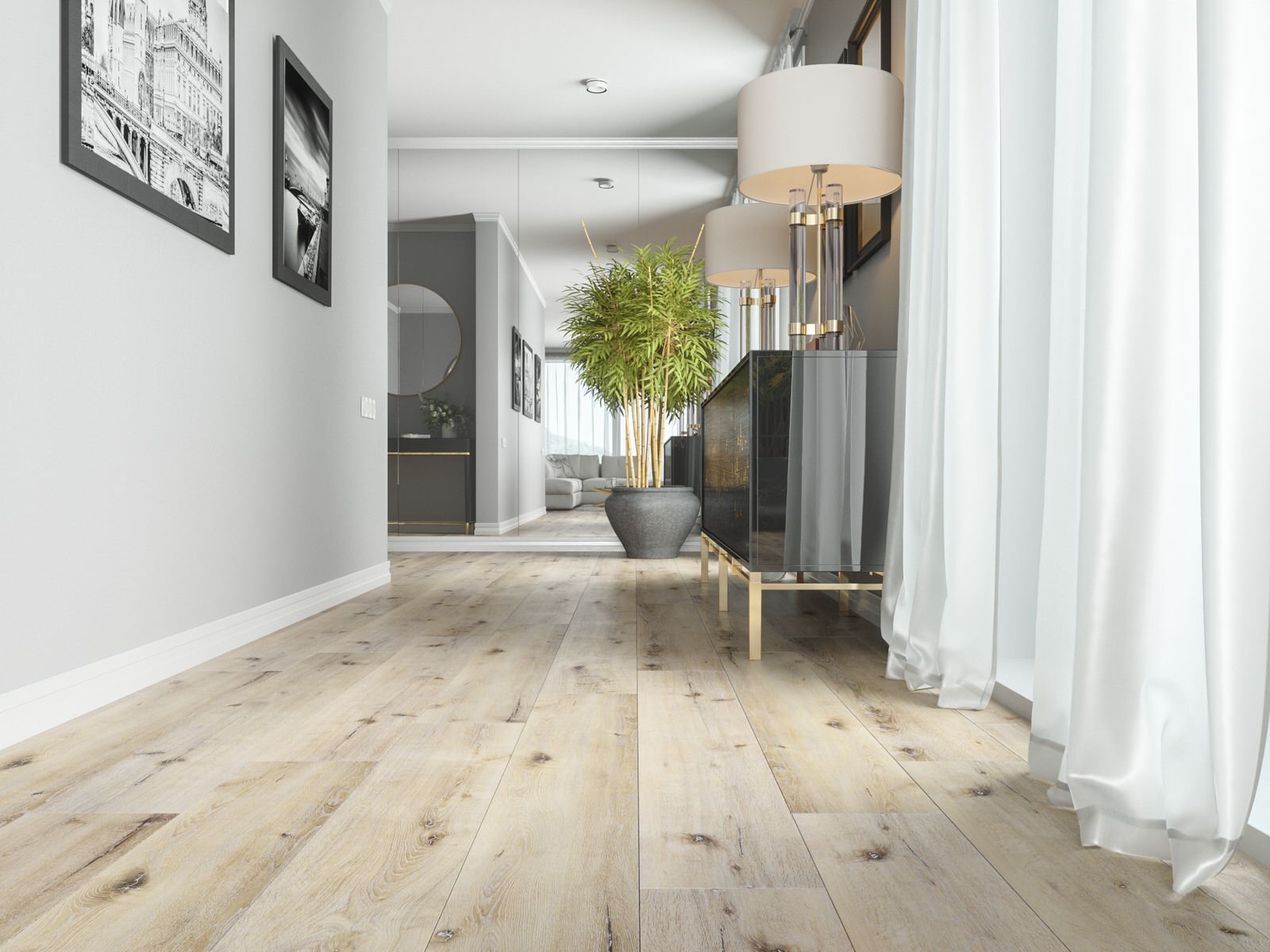 Кварцевый ламинат Fargo в интерьере