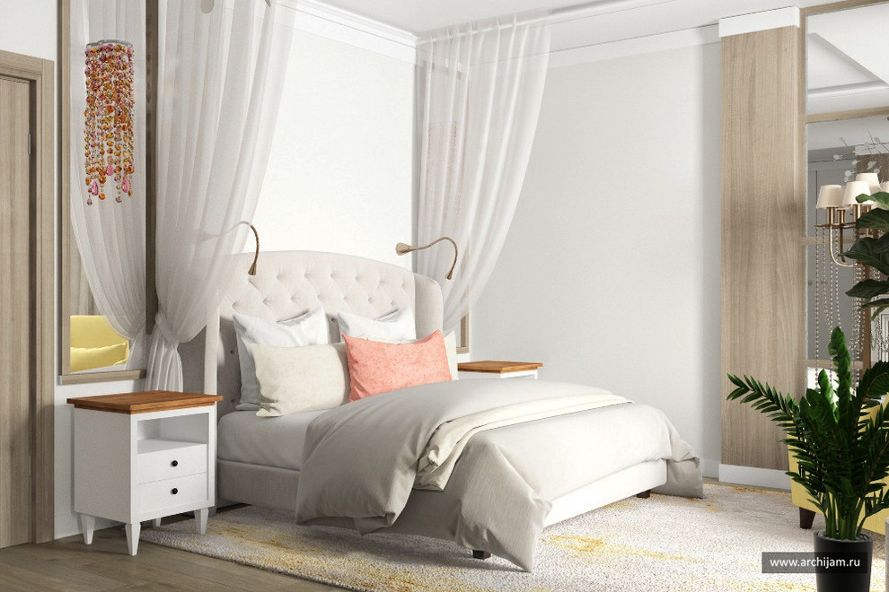 Раменское спальня в таунхаусе.