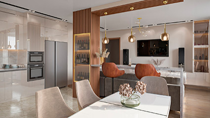 Обложка проекта: Квартира в ЖК Оранж Парк