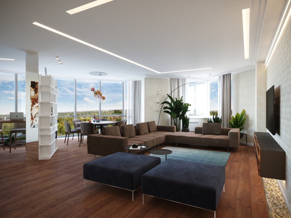 Дизайн квартиры "Симбиоз с природой"