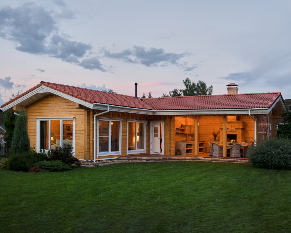 Загородный дом из бруса