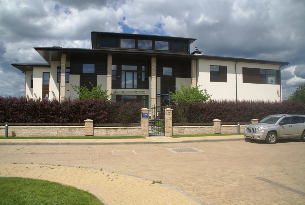 Обложка проекта: дом в американском стиле