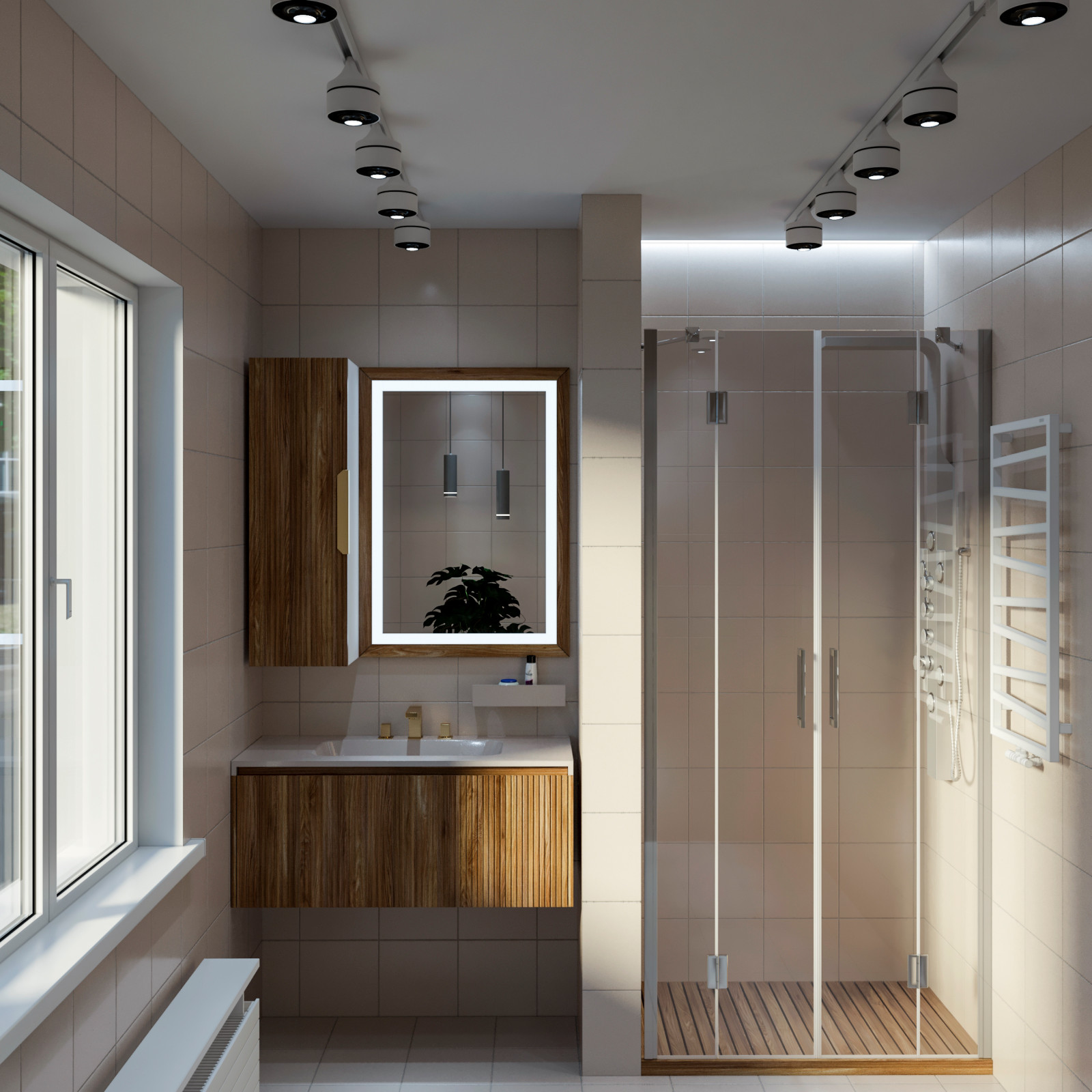 Мебель для ванной комнаты из модифицированной древесины