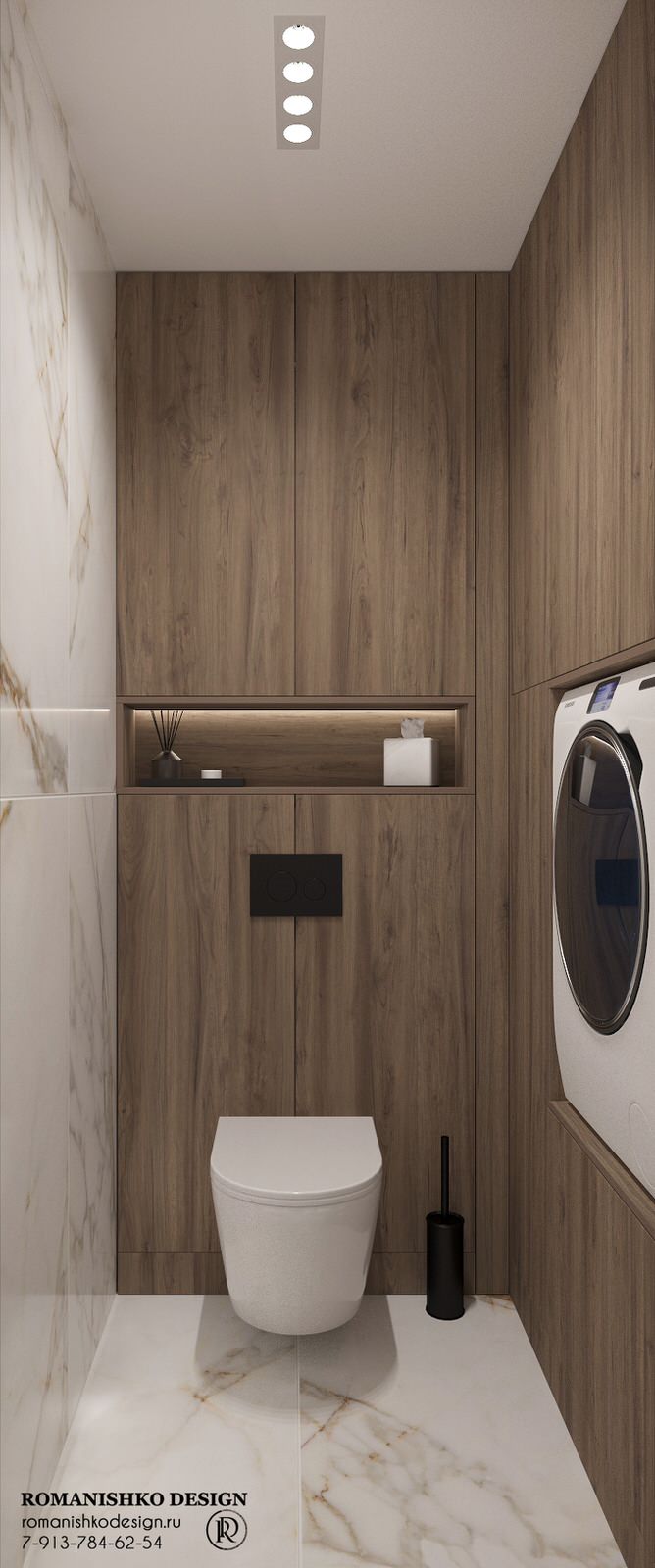 Дизайн санузлов жилой квартиры