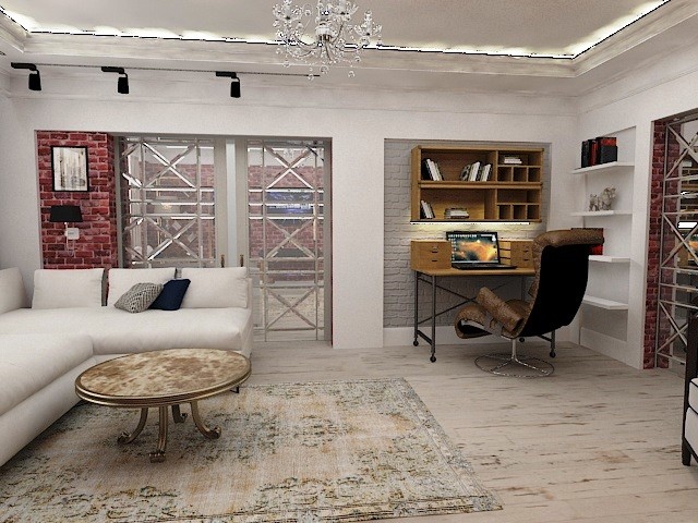 Квартира в стиле лофт
