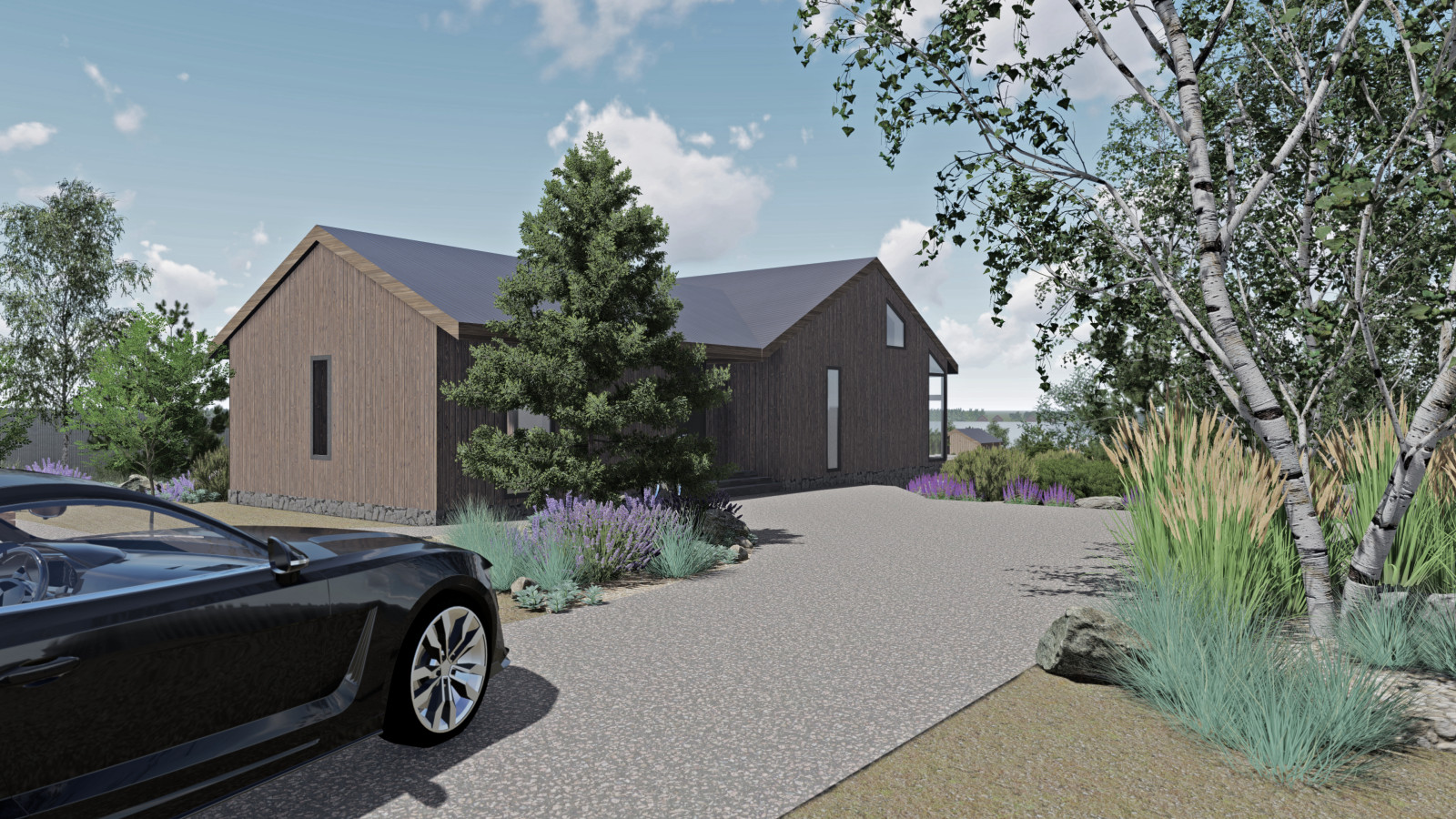 Ландшафт участка д.М.Куяш