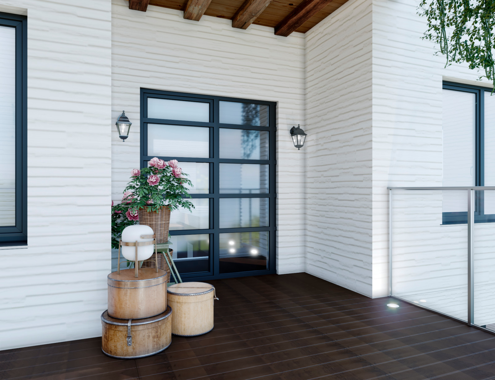 Коттедж с террасой