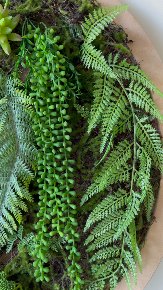 Обложка проекта: Round hanging green panel